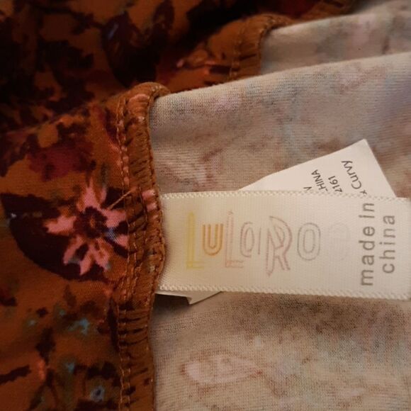 Lularoe  colorful printed leggings - Picture 4 of 8